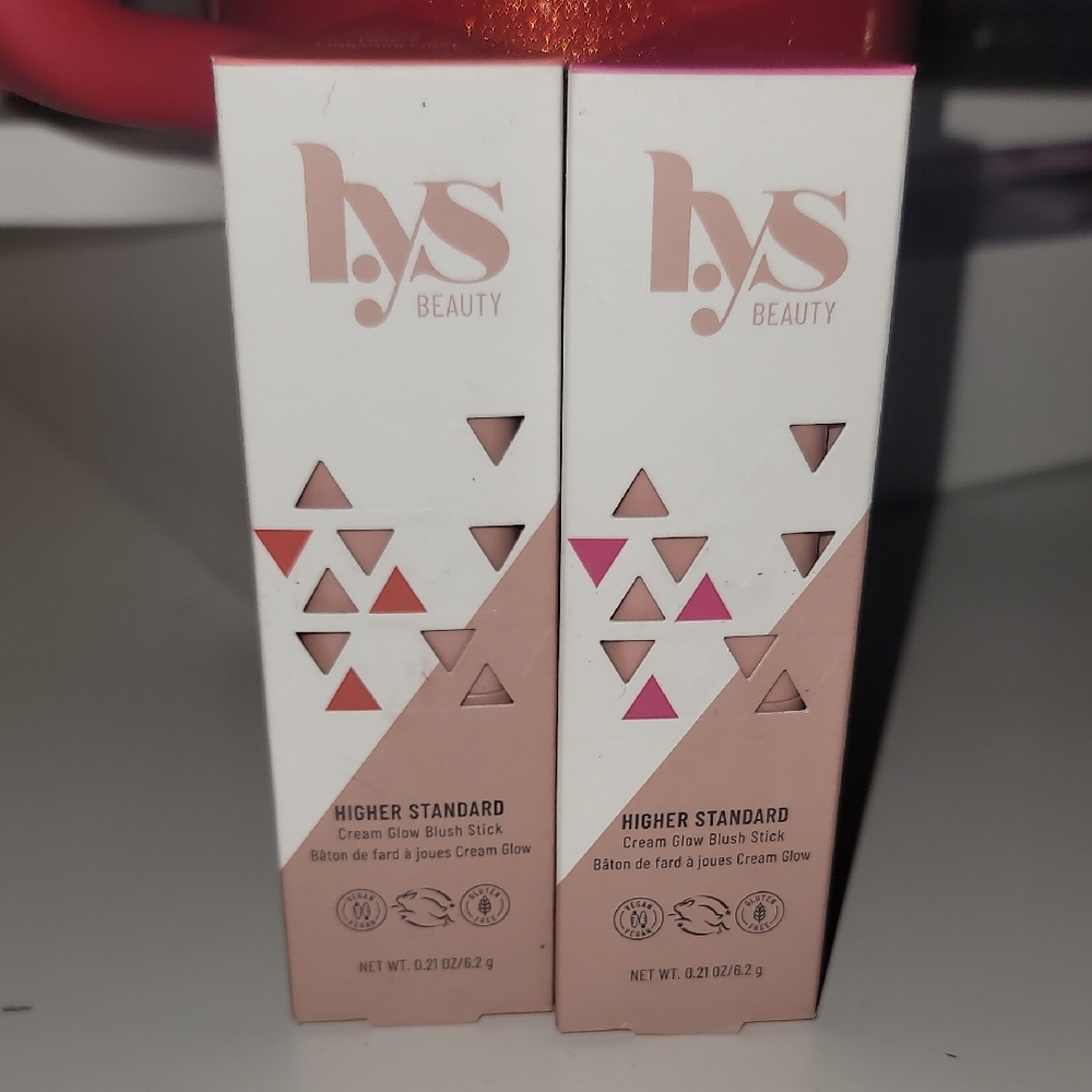 LYS Cream Glow Blush Sticks X2